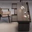 Smoky colour Rectangular Solid Wood desks-1760891760-1760891765