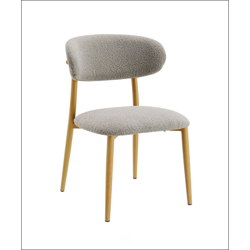 Chaise d'appoint Grey Boucle Finish
