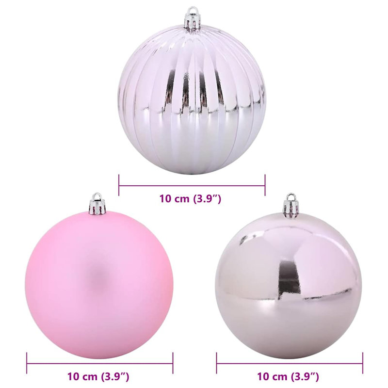 vidaXL Christmas Bauble XL, Pink