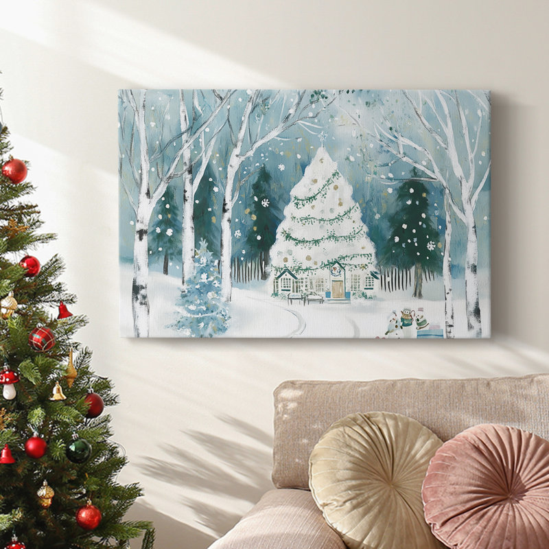 Christmas Holiday Arts - Toile tendue avec châssis, H 16 po x l 24 po