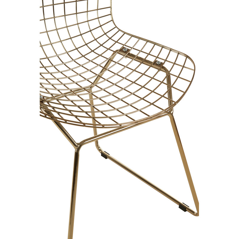 Liana 44cm H Metal Side Chair, Gold
