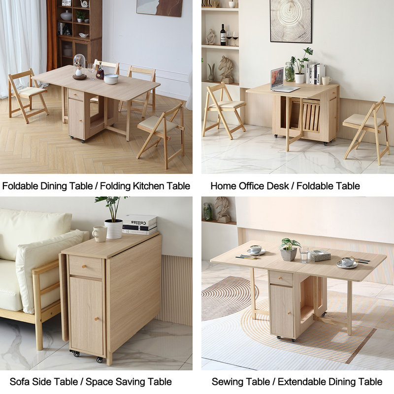 Dining Table, One Table with 2 Chairs