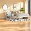 Lit escamotable pleine grandeur avec rangement, bois MDF et conception de maison moderne