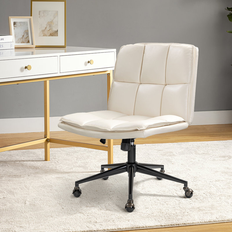 Chaise de bureau Cambrynn, Ivoire ivoire