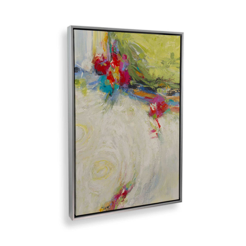 Reproduction d'art sur toile par Some Somelingling may occur, Cadre flottant sans passe-partout, Argent argent