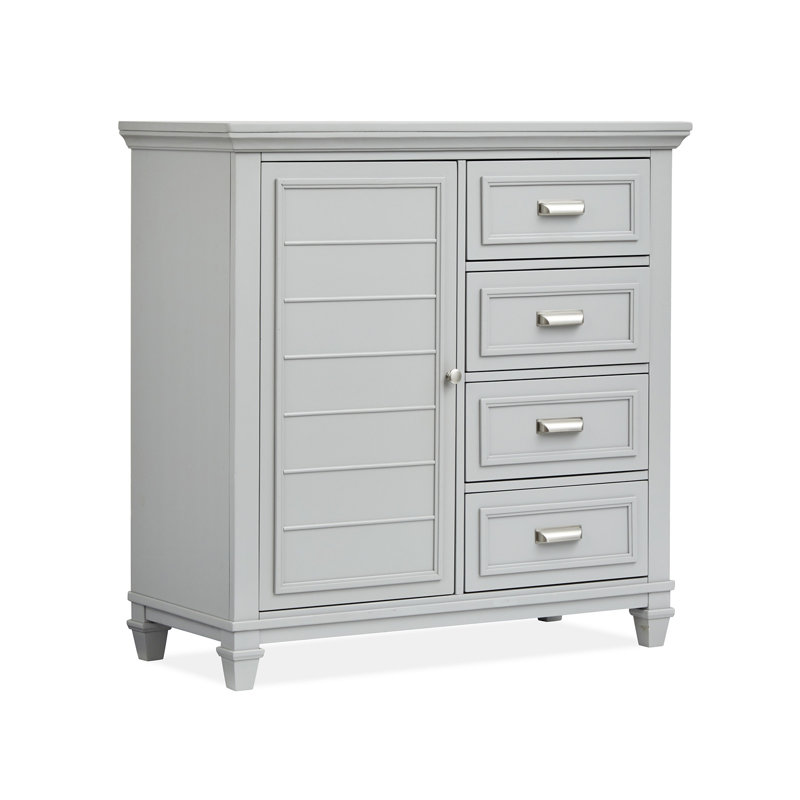Commode de porte grise, Gris