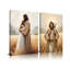2 Piece Wrapped Canvas Print