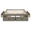 Lit plateforme double avec 6 tiroirs de rangement, gris antique-1809958635-1809958634