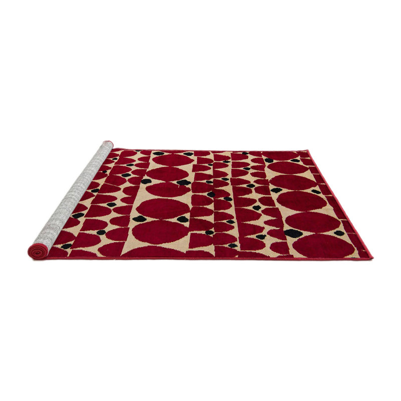 Polka Dots Indoor Rug, Round 4'