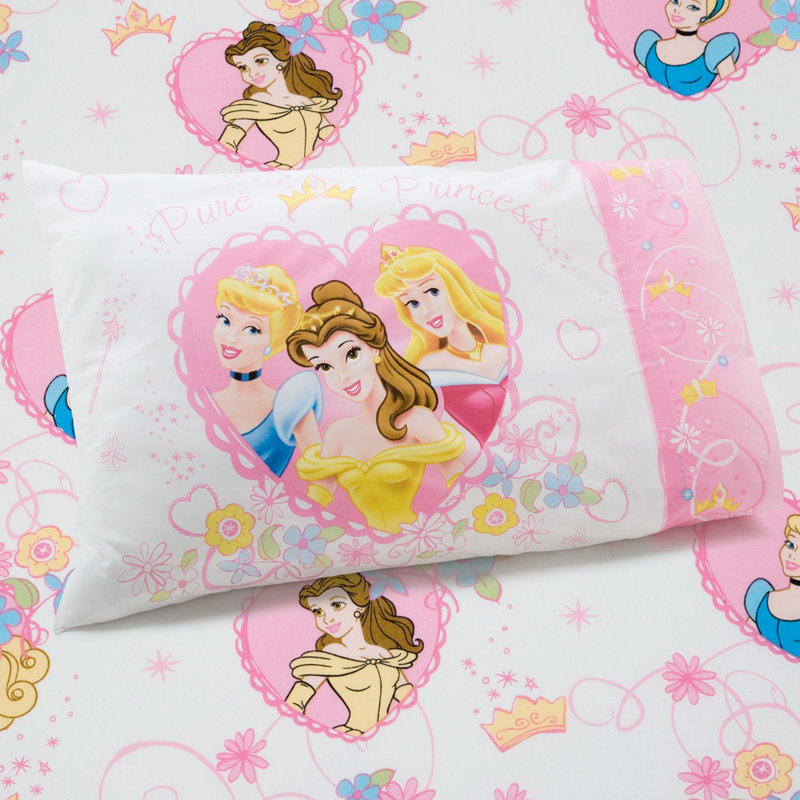Ensemble de literie pour tout-petits 2 pièces Disney Princess Castle Dreams
