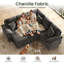 Canapé-lit modulaire convertible 86 po avec rangement dissimulé et accoudoirs rembourrés ergonomiques-618330071