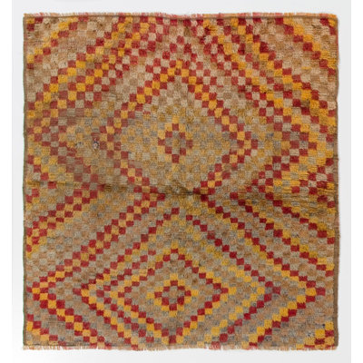 Tapis turc rétro fait à la main