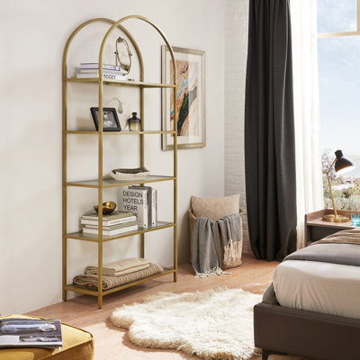 Étagère à livres H 72,2 po x l 32,7 po Adrianne
