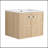 24"Wall-Mounted Bathroom Vanity Whit Ceramic Sink