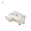 Canapé modulaire Cloud Couch pour le salon, chenille 2 places avec coussins lombaires et repose-pieds, repose-pieds convertible