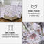 Ensemble de literie quatre pièces en pur coton Dandelion Pastorale