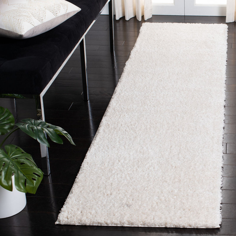 Alayda Shaggy Performance Solid Color Rug, Runner 2' x 8'