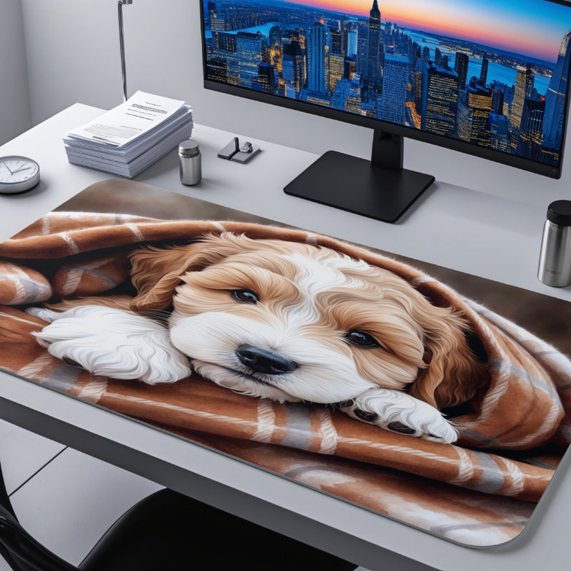 Polyester Desk Pad, 23.6x13.8