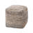 Yinka 18"H Two-Tone Cotton Pouf Ottoman-2027209330