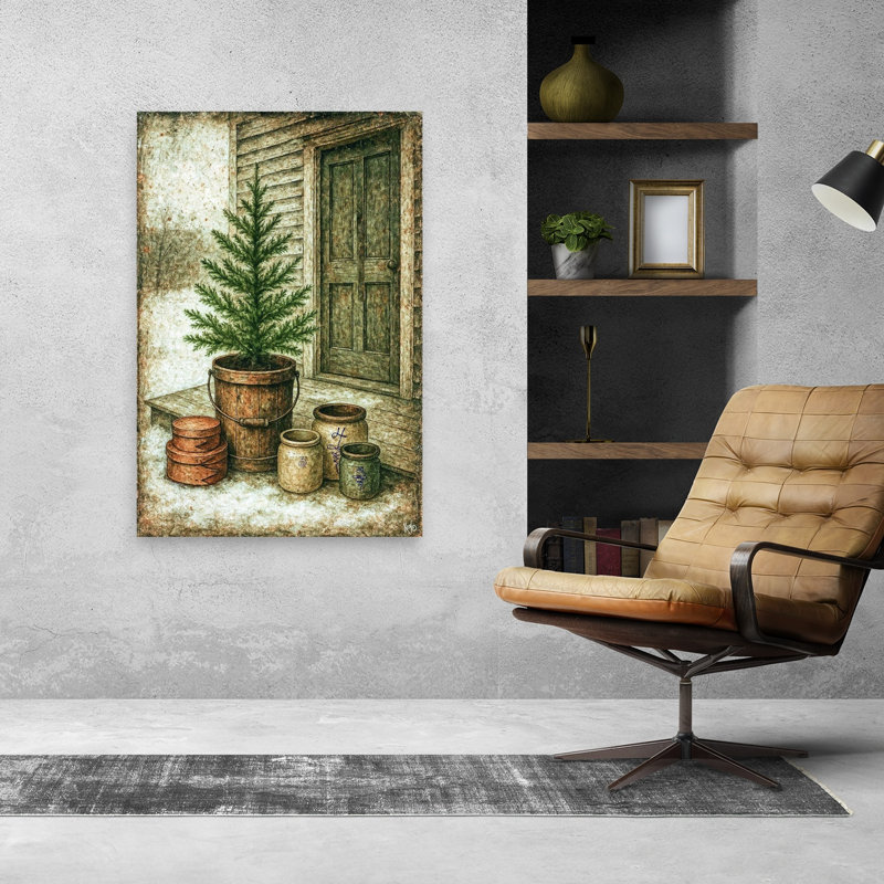 Arbre de Noël Shaker, H 48 po x l 32 po
