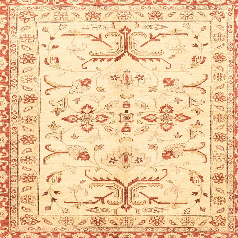 Tapis abstrait moderne 3319ABS3335, Carré 6 pi