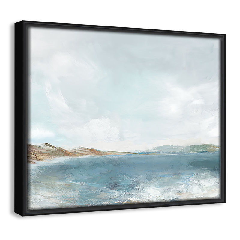 Echoes in Blue - Landscape Version Print par PI Studio, Noir, H 9,5 po x l 11,5 po