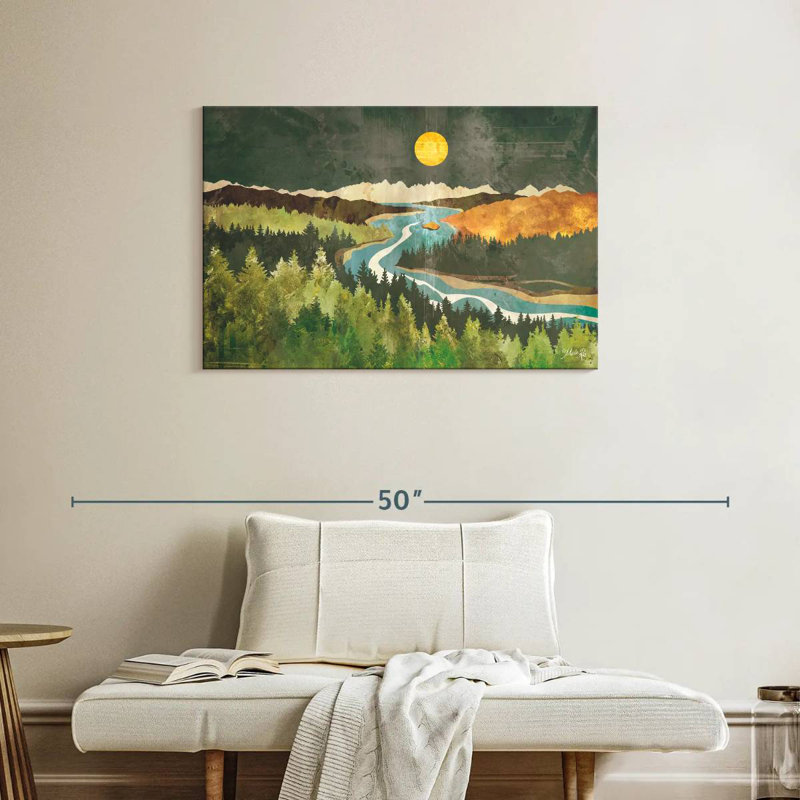 Alvord Mountain clair de lune, H 24 po x l 36 po