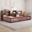 Lit de clôture en bois avec tablettes de rangement-1298241284-1298241291