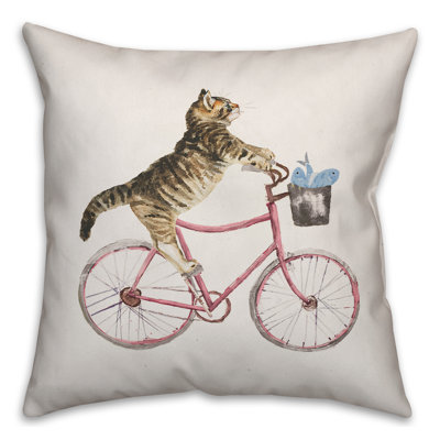  Coussin Cat on Bike