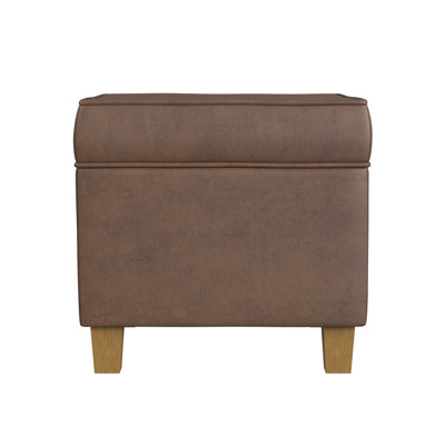 Square Ottoman with Life Off Top