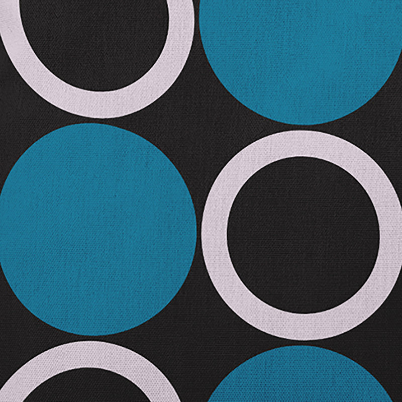  Housse et insert de coussin décoratif en polyester pour intérieur / extérieur E par Design, Bleu sarcelle irréel