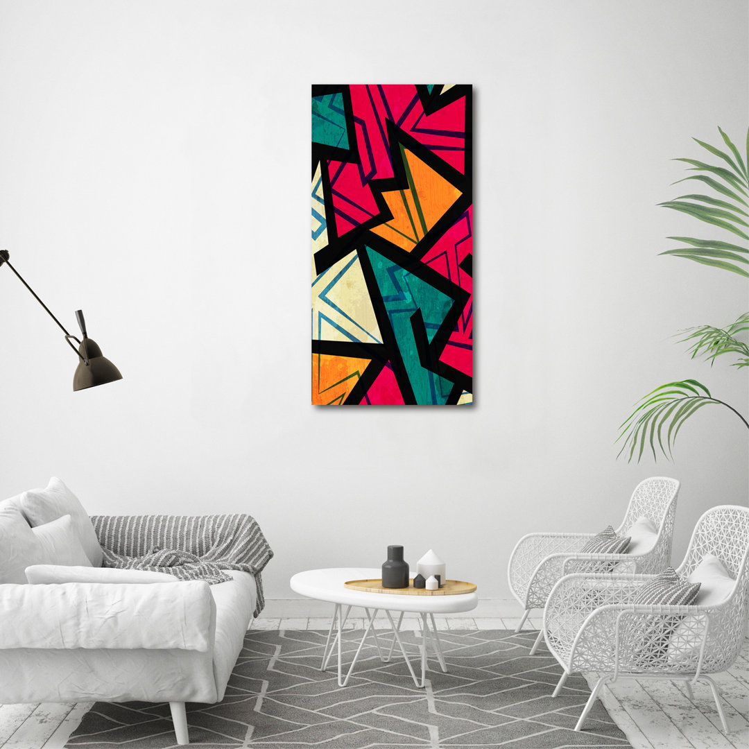 Leinwanddruck - Wandkunst - Drucke auf Leinwand - 60X120 Bild Bildthema: Yacht auf Leinwand Der Hintergrund des Meeres