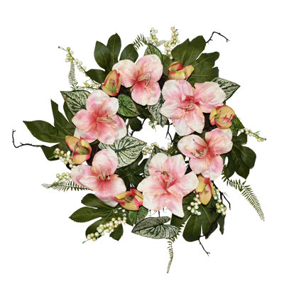 Couronne rose 24 po Amaryllis