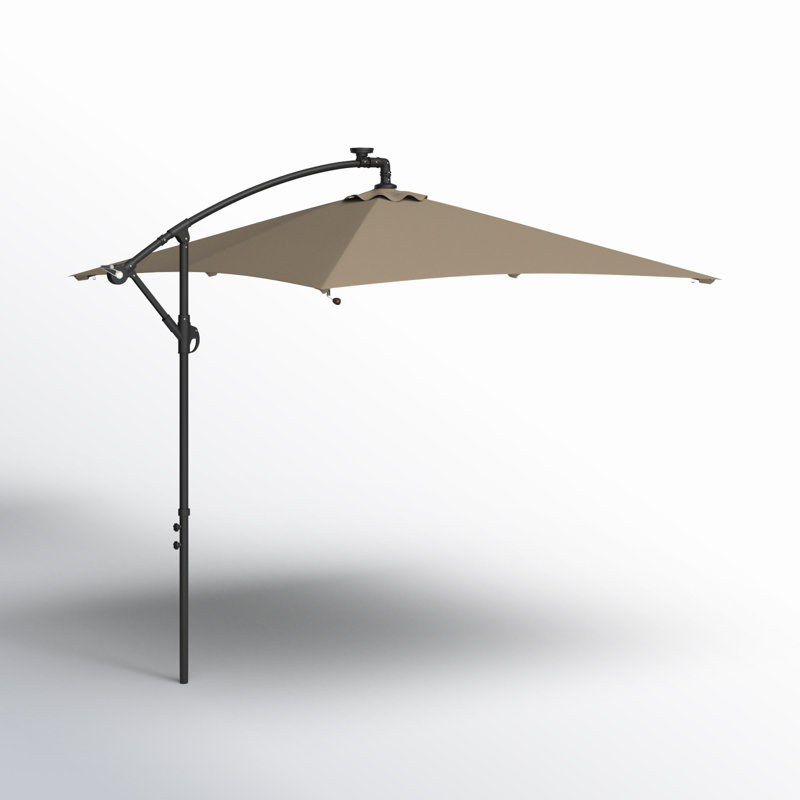  Parasol en porte-à-faux 8 pi 2 po, Taupe