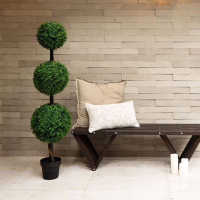 Topiaire de faux buis en pot