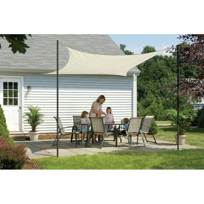12' x 12' Square Shade Sail, Cream