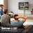 Modern Floor TV Stand For 32'' To 70'' TVs-226639473