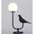 Tikva 1 Light Table Lamp With Matte Black Finish And White Shade