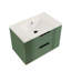 Meuble-lavabo flottant moderne avec lavabo et tiroirs en céramique-960417648-960417649