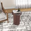 Pedestal Wood Round End Table-527009043