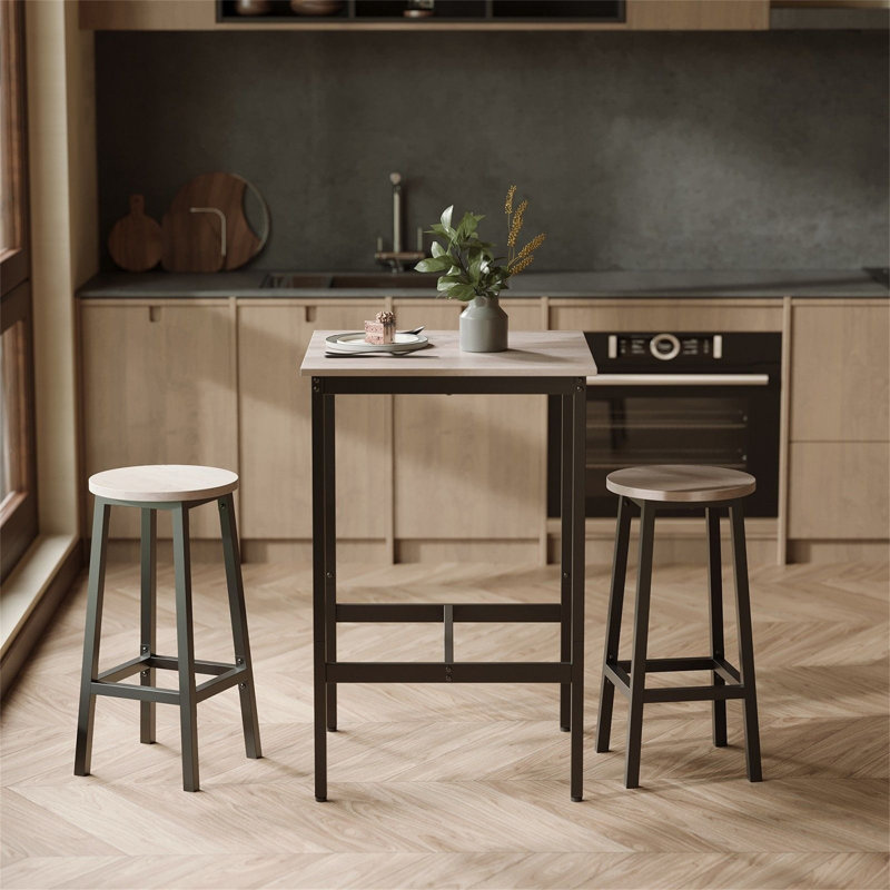 Metal Base Dining Table