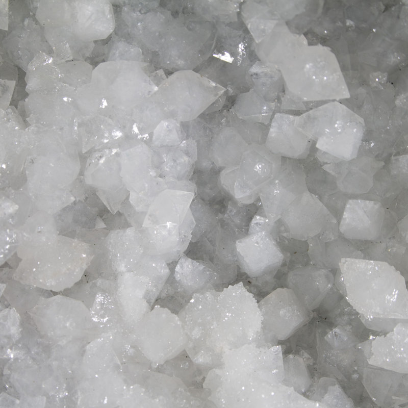 Géode d'apophyllite scintillante à double face