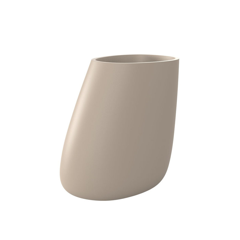 Jardinière en pierre, Crème, 55.25” H x 55.25” W x 41.75” D