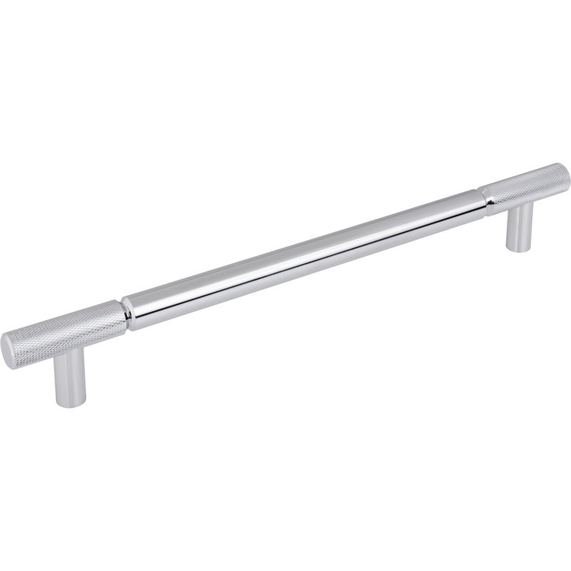 Prestwick 12" Center To Center Bar Pull, Polished Chrome, 12" Center To Center