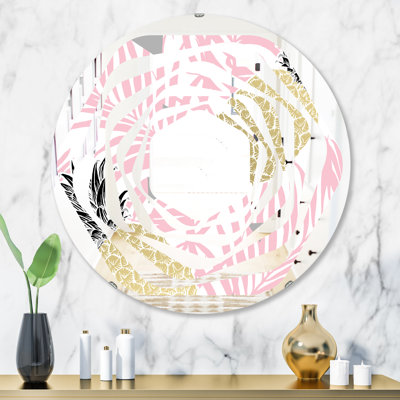 Miroir mural Whirl Pineapple Leaves