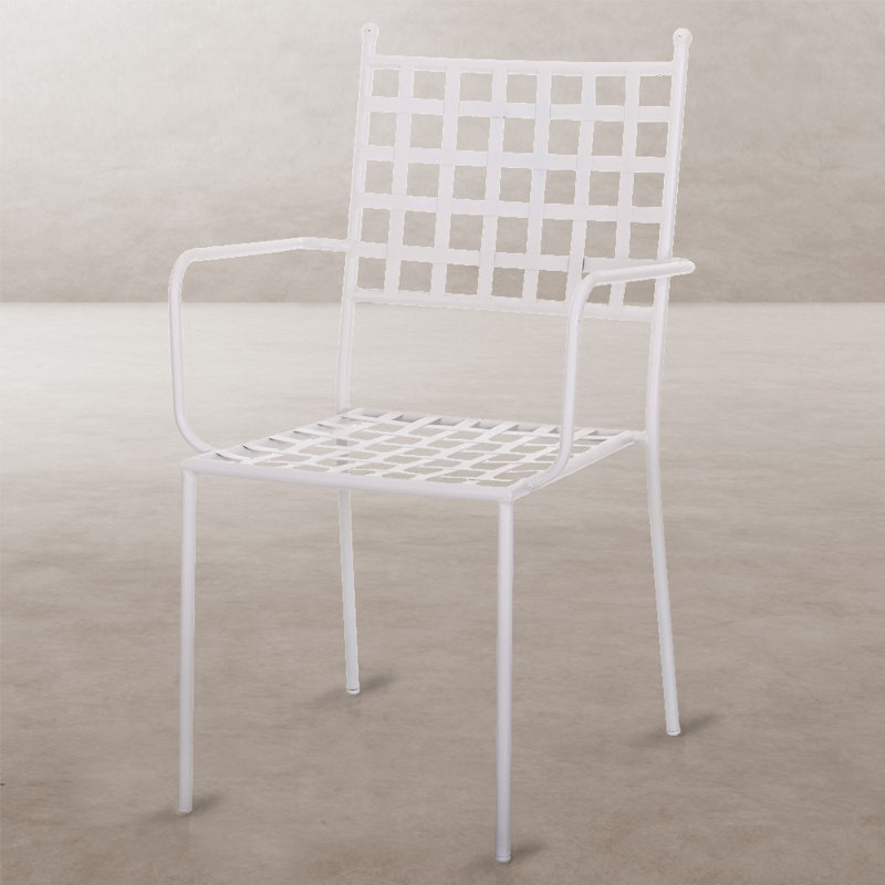 Marzel Stacking Patio Dining Armchair