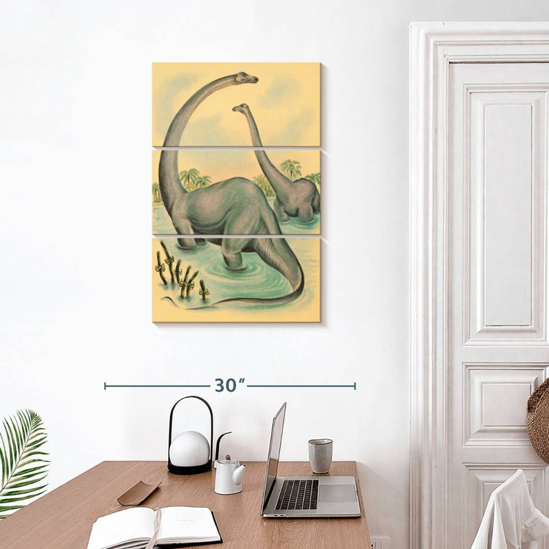 Brampt Jurassic Brontosaurus, 32" H x 20" W