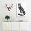 Egyptian Owl Illustration - Wrapped Canvas-55373004