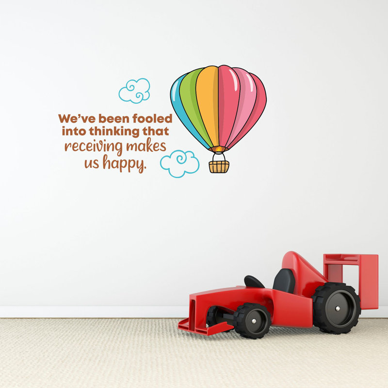 Text & Numbers Wall Decal, 15" H x 30" W x 0.05" D