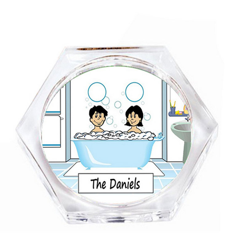 Ensemble de 4 sous-verres personnalisés, Oui